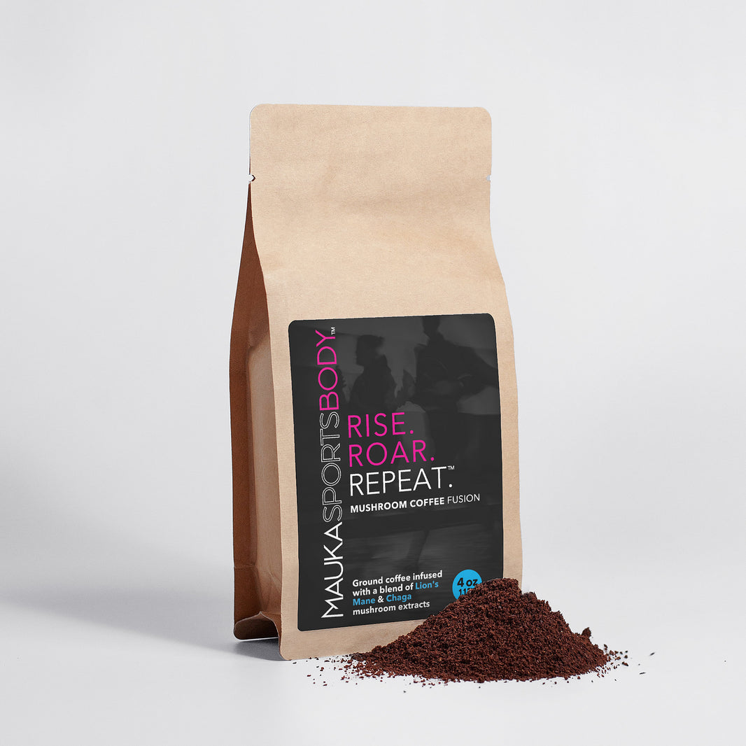 RISE. ROAR. REPEAT.      Mushroom Coffee 4oz