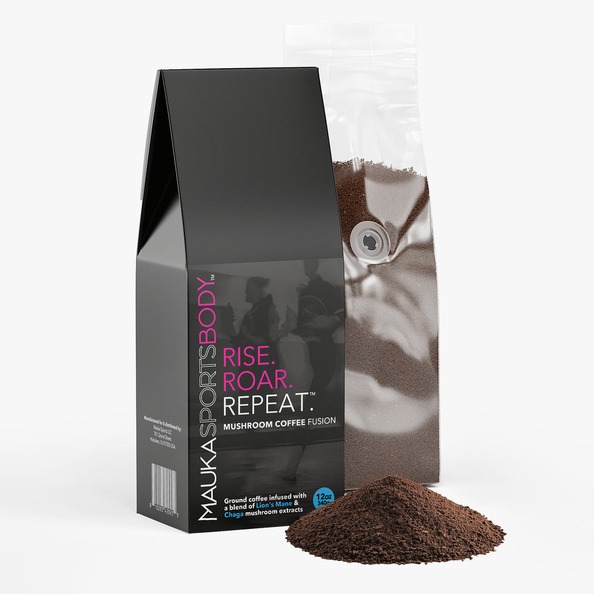 RISE. ROAR. REPEAT.                           Mushroom Coffee 12oz.